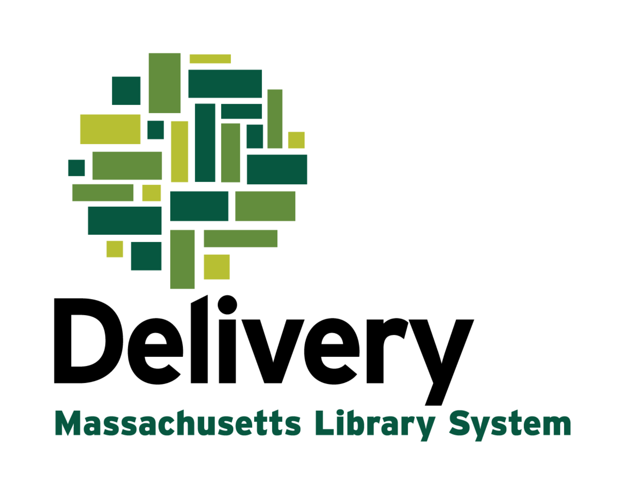 Text reading: "Delivery. Massachusetts Library System."