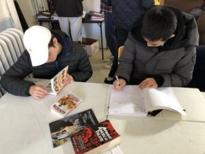 Students at Books Through Bars