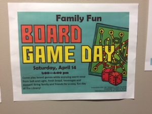 Board Game Day Poster