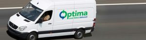 ILL delivery van of contractor Optima