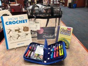 Wilmington Public Library's crochet kit